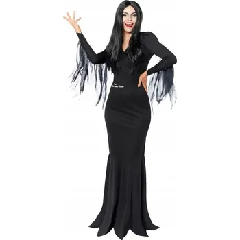 Karnevalový kostým Kostým Morticia Addams pro ženu na Halloween