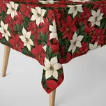 Vodotěsný Vánoční Ubrus na Stůl Zahrada Vánoční 140x350 cm