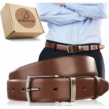 Opasek Brødrene pásek hnědý - muž