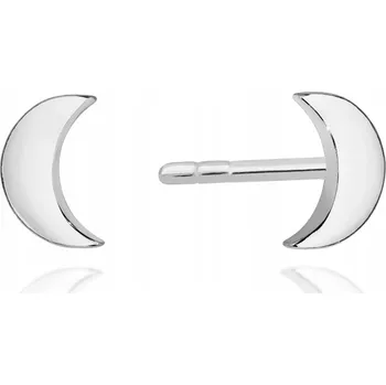 Náušnice Jemné STŘÍBRNÉ NÁUŠNICE ryzost 925 MALÉ MĚSÍČKY