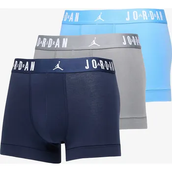 Pánská móda Boxerky Jordan Jhm Mens Flight Cotton Trunk 3-Pack University Blue XL