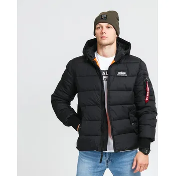 Alpha Industries Hooded Puffer FD 118113 černá