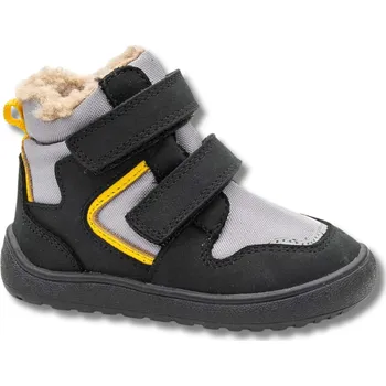 Chlapecká zimní obuv PROTETIKA Gero dětské zimní barefoot boty s membránou, Black Velikost: 25