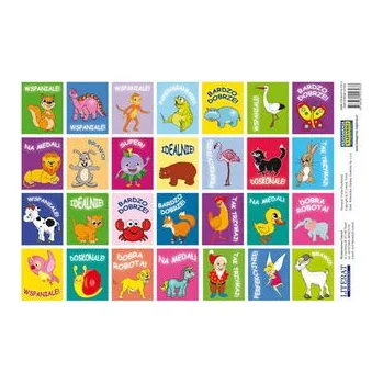 Naklejki motywacyjne Wspaniale!