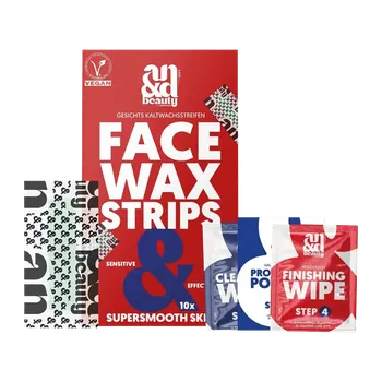 Přípravek na depilaci a epilaci And Beauty Voskové pásky na obličej 10 ks