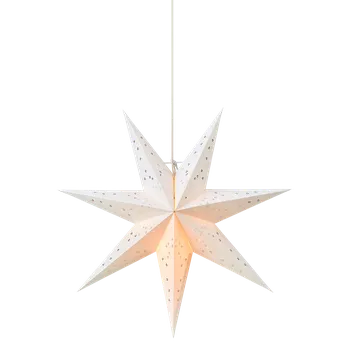Vánoční dekorace Světelná dekorace hvězda, 45 × 45 cm, stříbrná