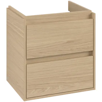 Koupelnový nábytek Villeroy & Boch Skyla - Skříňka pod umyvadlo 572x439 mm, 2 zásuvky, Nordic Oak C79400VJ