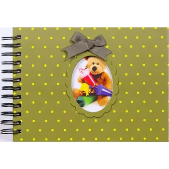 Fotoalbum Spirálové dětské fotoalbum na růžky YOUNG 22x16/40 zelené kph