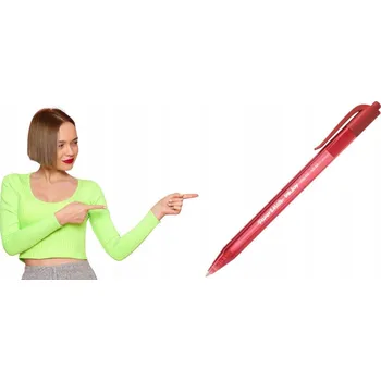 Propiska automatická červená Paper Mate