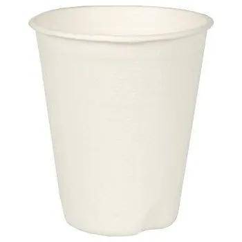 Jednorázové nádobí Papírové kelímky EKO z cukrové třtiny 50 ks