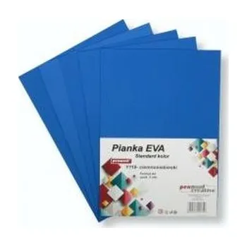 Pianka standard A4 Eva ciemna niebieska 5szt