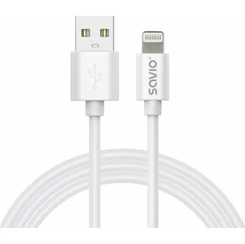 Datový kabel Savio Kabel USB-A na Lightning CL-192 1m bílý