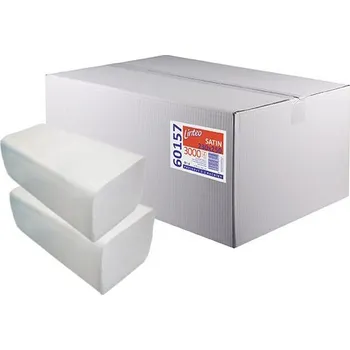 Papírový ručník LINTEO ZZ 3000 bílé 2 vr. 20× 150 ks