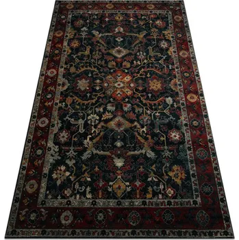 Koberec Koberec POLONIA VERANO Ornament rám, granátový