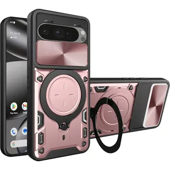 Pouzdro na mobilní telefon Kryt Google Pixel 10 Pro XL, Techsuit CamGuard Pro - rose gold