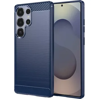 Pouzdro na mobilní telefon Kryt Samsung S25 Ultra, Armored Carbon modrý