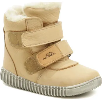 Dívčí zimní obuv Pegres 1706 Bosé Dětské zimní boty pískové 25