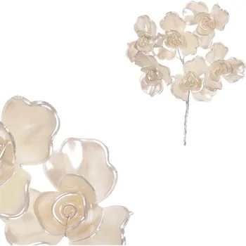 Autronic Bílá přízdoba, cena za 1 kus., sada 24 ks