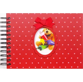 Fotoalbum Spirálové dětské fotoalbum na růžky YOUNG 22x16/40 červené kph