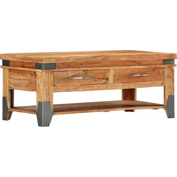 Konferenční stolek vidaXL Konferenční stolek 110 x 52 x 45 cm masivní akáciové dřevo [282751]
