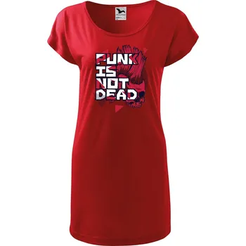 Dámské tričko DOBRÝ TRIKO Dámské tričko/šaty Punk Velikost: XS, Barva: Červená