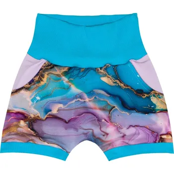 Kraťasy Baggy - Rozpité barvy - skladem Velikost: 80