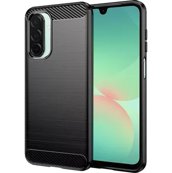 Pouzdro na mobilní telefon Kryt Samsung Galaxy A26 5G, Armored Carbon černý