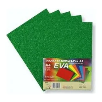 Set školních potřeb Pianka brokatowa A4 Eva zielona biodegrad. 5szt (pl, 2000, Penword)