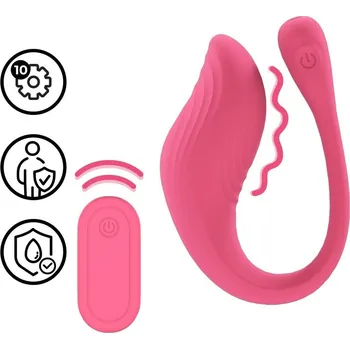 Vibrátor Loveline Vibrating G-Spot Vibe with Remote Control, silikonový vibrátor do kalhotek s dálkovým ovládáním
