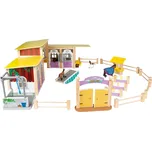 Playtive Dřevěná koňská farma dinoland