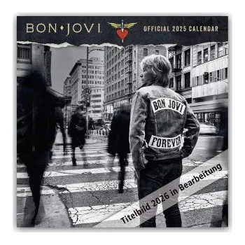 Kalendář Bon Jovi - Offizieller Kalender 2026 – (EN)