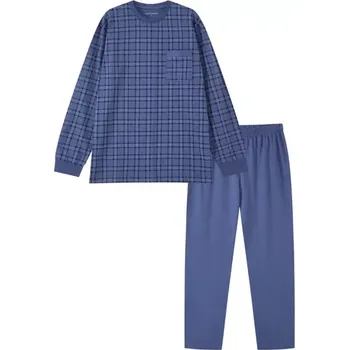 Pánské pyžamo Pánské bavlněné pyžamo WOLF S2476C modré vel.XXXL