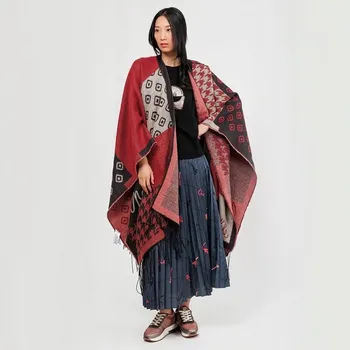 Dámské pončo Anekke pončo 41284-032 ke kolenům, univerzální velikost