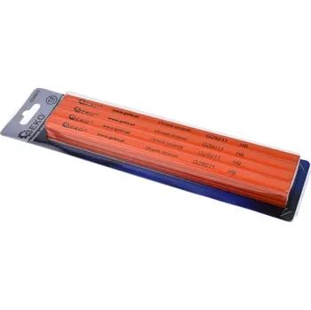 Grafitová tužka GEKO Truhlářské tužky 245mm 12ks 12169 G29011
