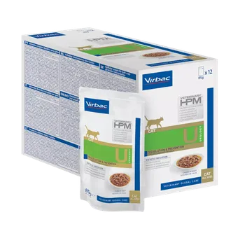 Krmivo pro kočku Virbac Veterinary HPM Urology Wet Cat - 12 X 85G