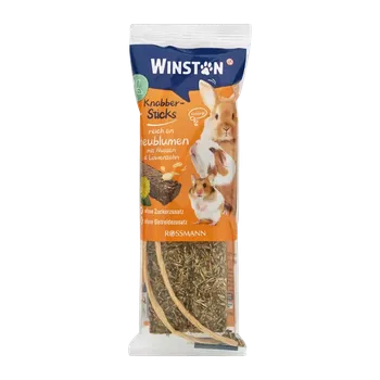 Krmivo pro hlodavce Winston Tyčinky pro hlodavce Luční květy s arašídy a pampeliškou 140 g