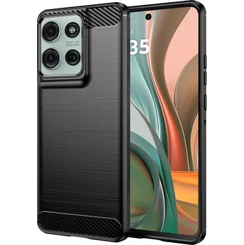 Pouzdro na mobilní telefon Kryt Motorola Moto G75, Armored Carbon černý