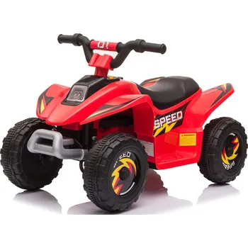 Odrážedlo Dětská elektrická čtyřkolka červená