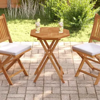 Konferenční stolek vidaXL Stolní deska 60 x 60 x 2,5 cm osmihranná masivní teakové dřevo [366664]