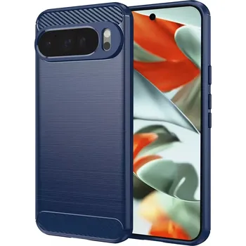 Pouzdro na mobilní telefon Kryt Google Pixel 9 Pro XL, Armored Carbon modrý