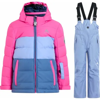 Snowboardové kalhoty McKINLEY Tiago T + Tyler II lyžařská souprava - 0 - modrá | růžová - 116