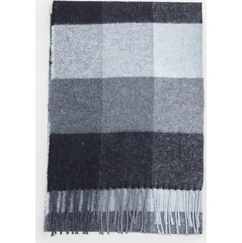 Šála Baťa pánská kostkovaná šála s třásněmi