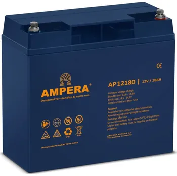 Autobaterie Ampera AP12180 C5 AGM 12V 18 Ah 181x77x167 M5 5L
