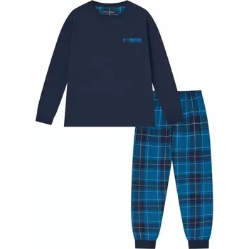 Pánské pyžamo Pánské bavlněné pyžamo WOLF S2S2576 tmavě modré vel.M,L,XL,XXL