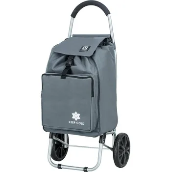 Nákupní taška Nákupní taška na 2 kolečkách 55l Madisson 42028 šedá