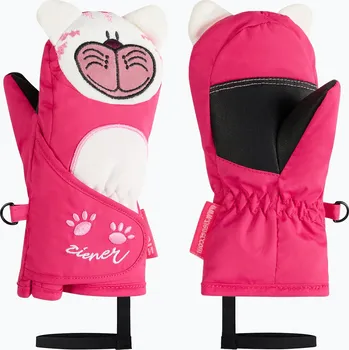 Chránič rukou Dětské lyžařské rukavice ZIENER Lanimalo-Z pop pink