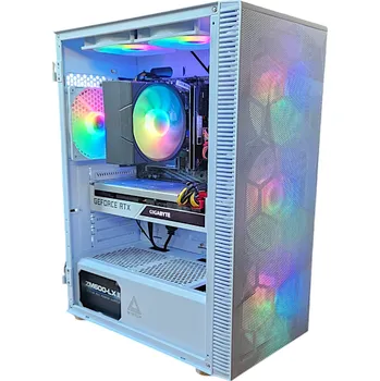 Stolní počítač BestComp Herní PC AMD Ryzen 5 (9600X / AM5 / RTX 5080 16GB / 16GB DDR5 / 1TB SSD / 850W / WINDOWS 11 PRO) PC skříň: X3 White Montech