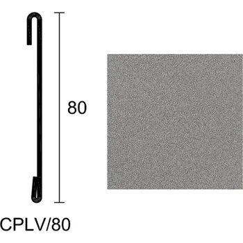 Krycí profil Profilpas PROTEC CPLV/80 kámen