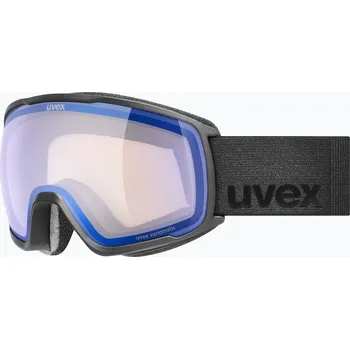 Lyžařské brýle UVEX Victorious S V black matt/vario blue mirror