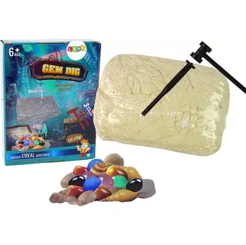 kreativní sada Archeologická sada Těžba drahokamů pro děti